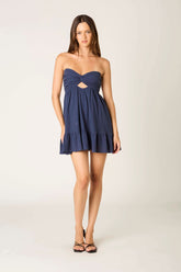 Argie Ultramarine Strapless Romper