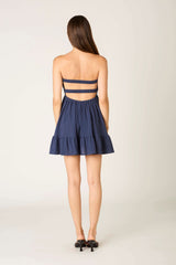 Argie Ultramarine Strapless Romper