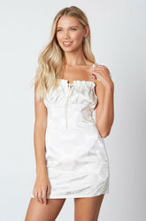 Newest Obsession Ivory Floral Print Mini Dress