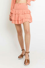 Give Me Fever Peach Sunset Two-Piece Dress