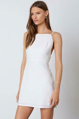 Anastasia White Mini Dress