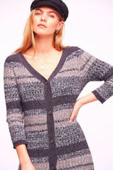 Free People Black Cozy Up Cardigan Dress