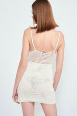 Astrid Cream Crochet Swim Cover-Up