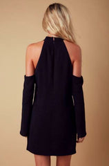 Ipanema Black Cold Shoulder Dress