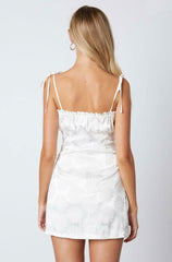 Newest Obsession Ivory Floral Print Mini Dress