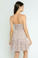 Tanya Purple Dusk Paisley Fit-and-Flare Mini Dress