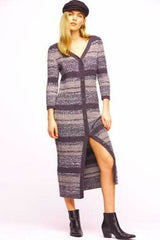 Free People Black Cozy Up Cardigan Dress