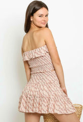 Take Me With You Blush Floral Two-Piece Dress