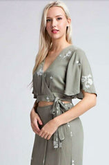 Lexington Sage Two Piece Maxi Dress