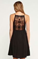 Sedona Black Bib Dress