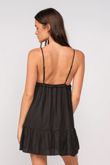 Bridget Black Babydoll Dress