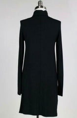 Moment in Time Black Turtleneck Shift Dress