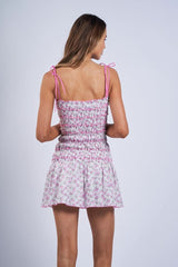 Hadley Pink Floral Mini Dress