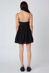 Frankie Black Bustier Mini Dress
