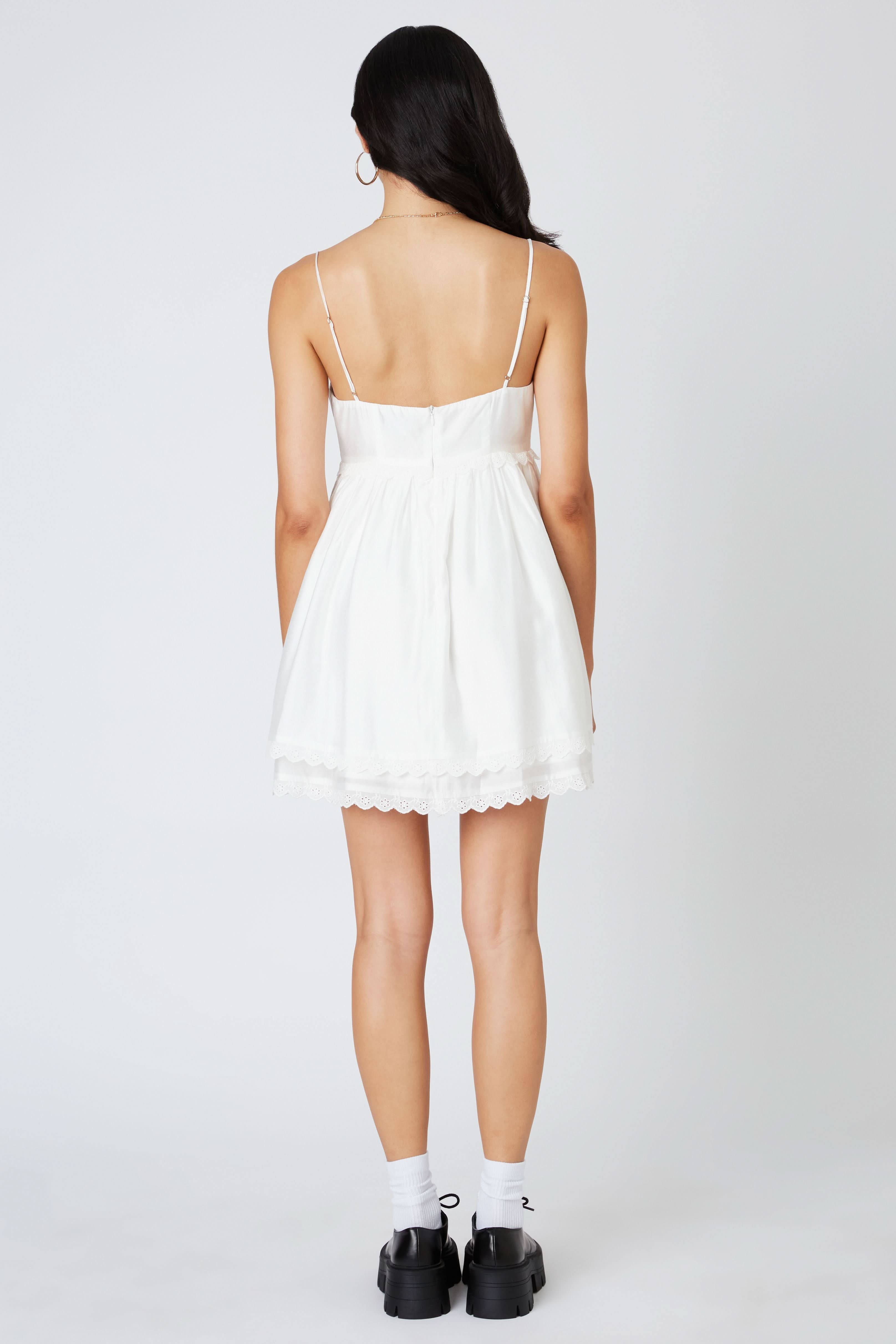 Frankie White Bustier Mini Dress