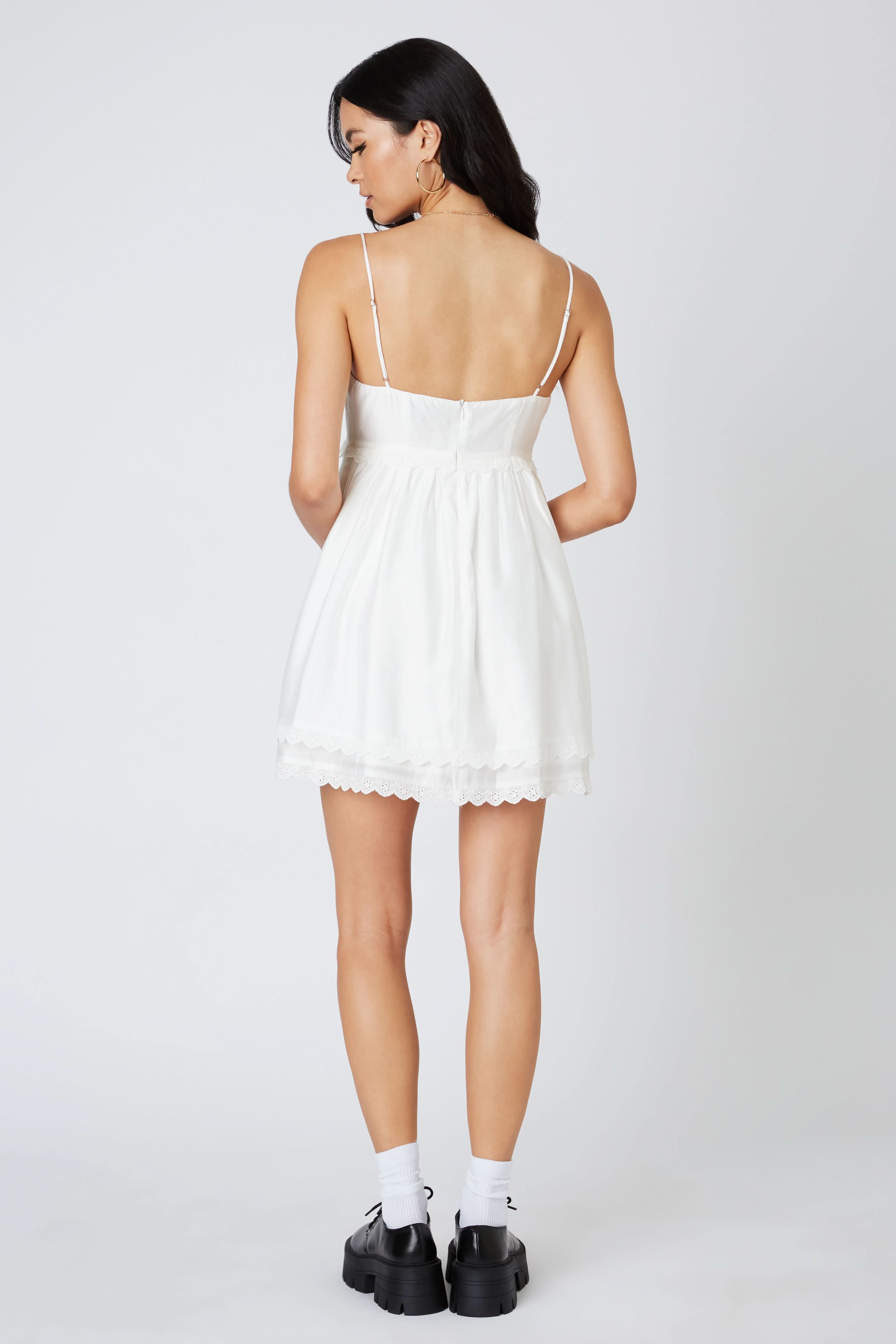 Frankie White Bustier Mini Dress