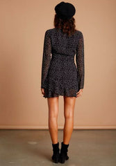 Melrose Black Polka Dot Dress