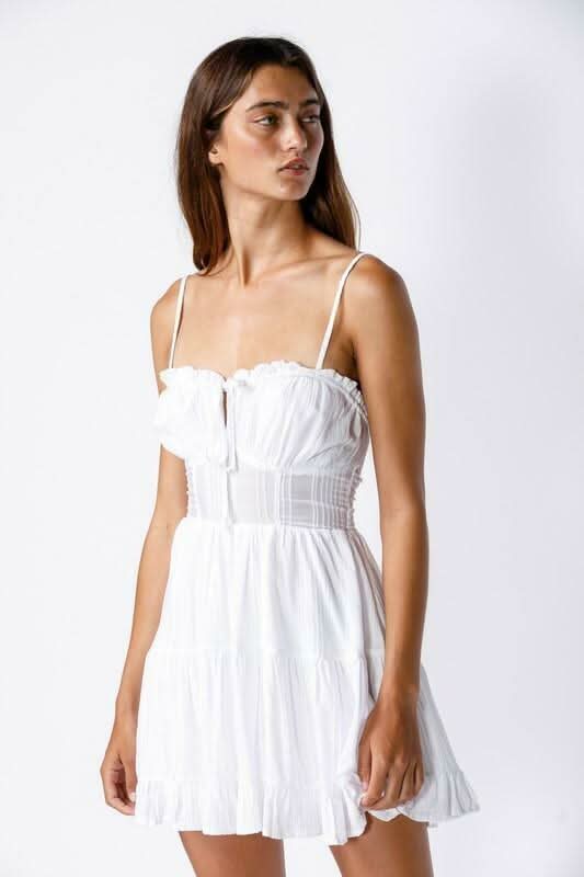 Koa White Sundress