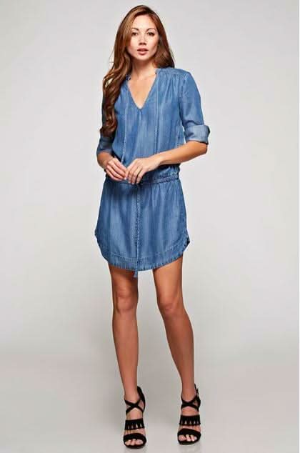 Lexi Denim Vintage Shirt Dress
