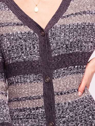 Free People Black Cozy Up Cardigan Dress