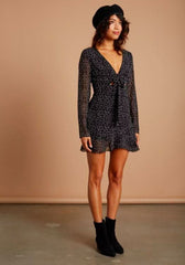 Melrose Black Polka Dot Dress